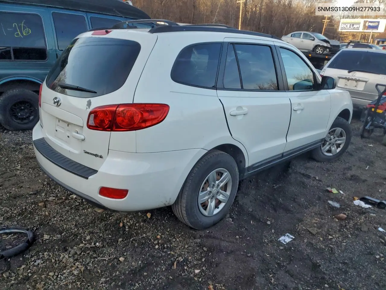 5NMSG13D09H277933 2009 Hyundai Santa Fe Gls