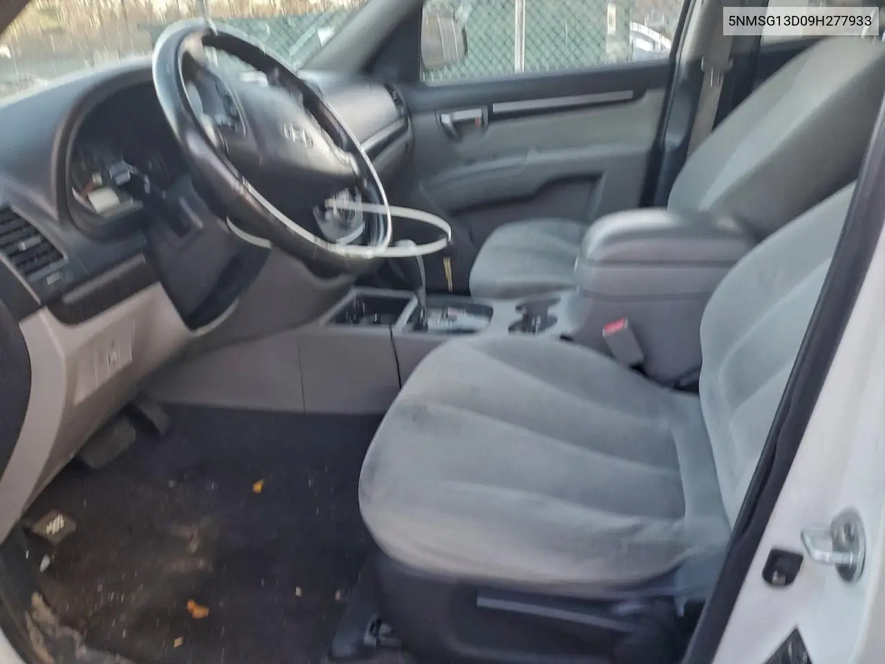 5NMSG13D09H277933 2009 Hyundai Santa Fe Gls