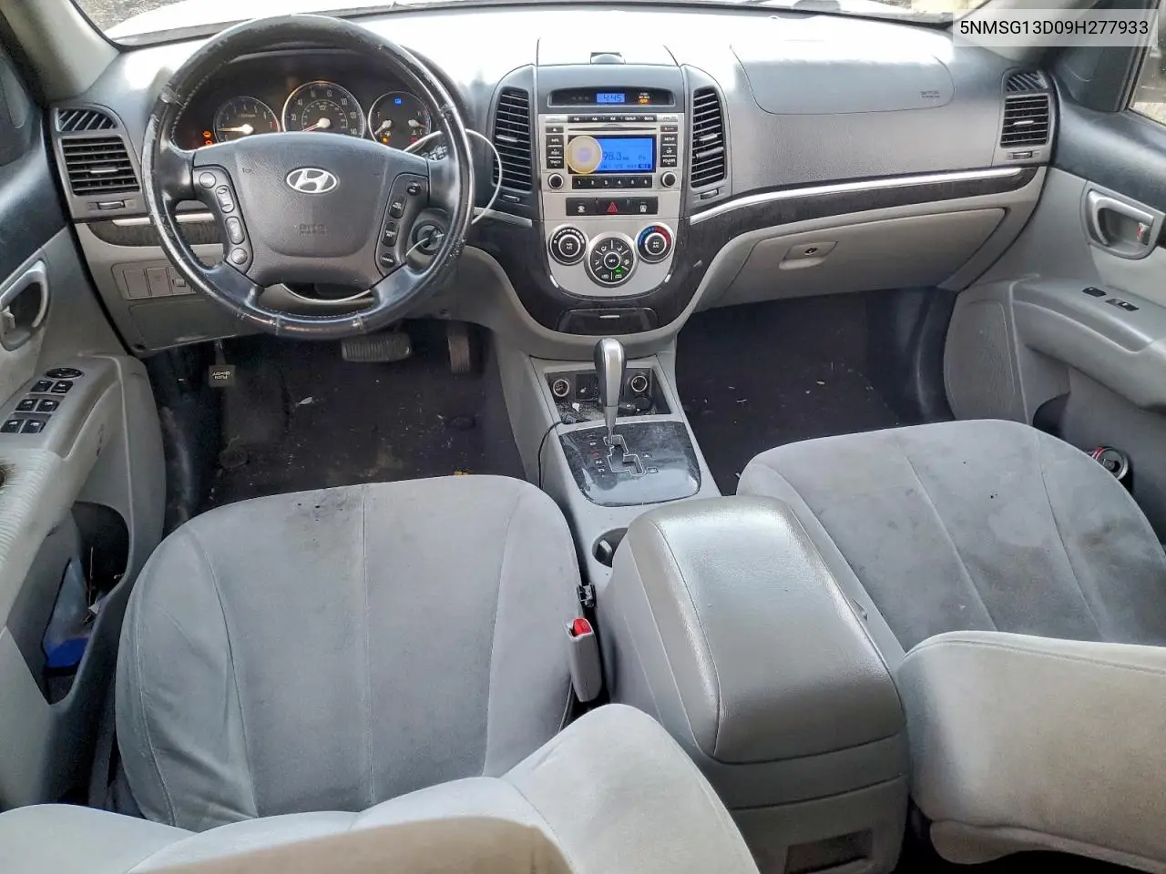 5NMSG13D09H277933 2009 Hyundai Santa Fe Gls