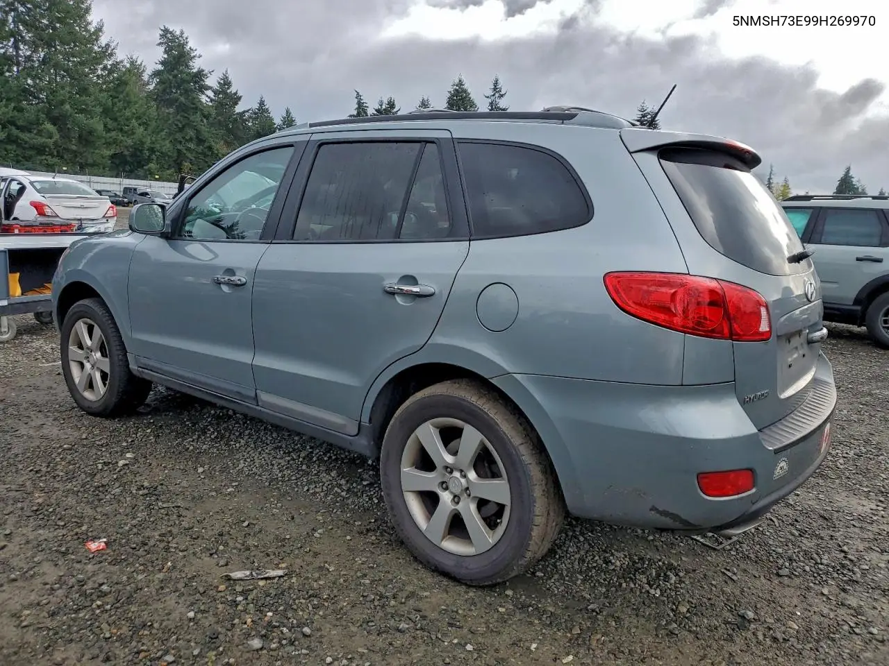 5NMSH73E99H269970 2009 Hyundai Santa Fe Se