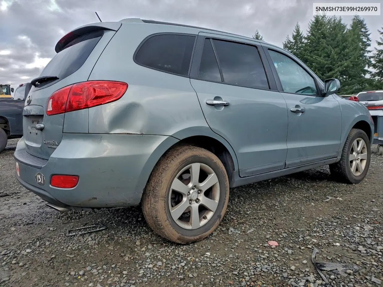 5NMSH73E99H269970 2009 Hyundai Santa Fe Se