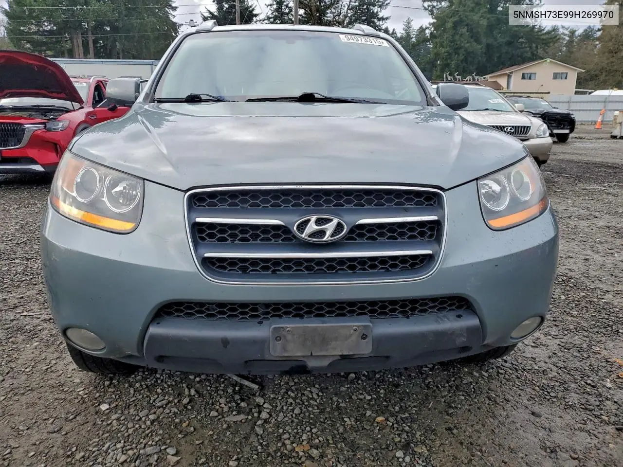 5NMSH73E99H269970 2009 Hyundai Santa Fe Se
