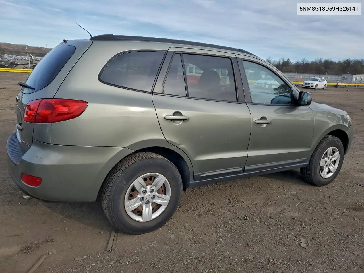 5NMSG13D59H326141 2009 Hyundai Santa Fe Gls