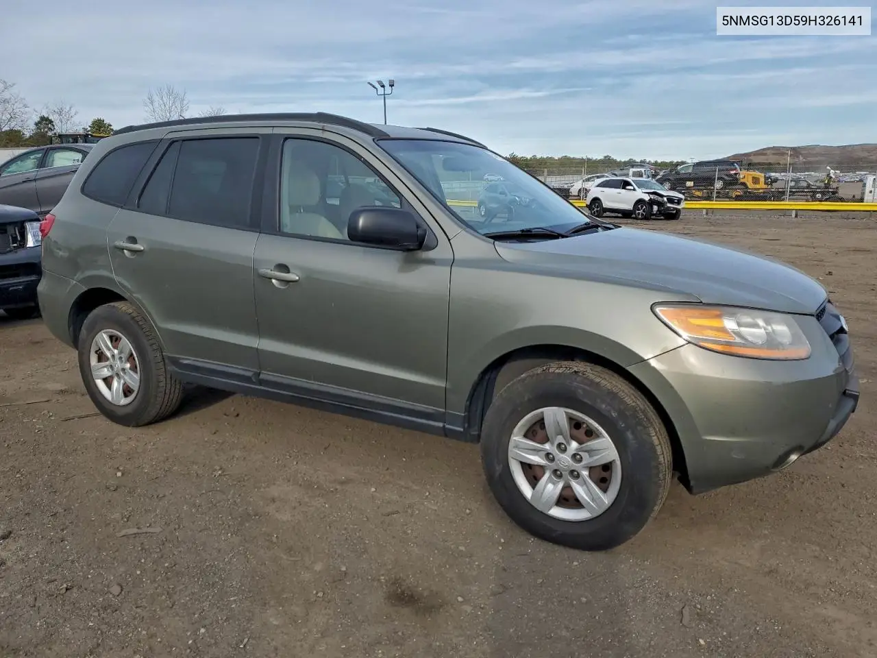 5NMSG13D59H326141 2009 Hyundai Santa Fe Gls