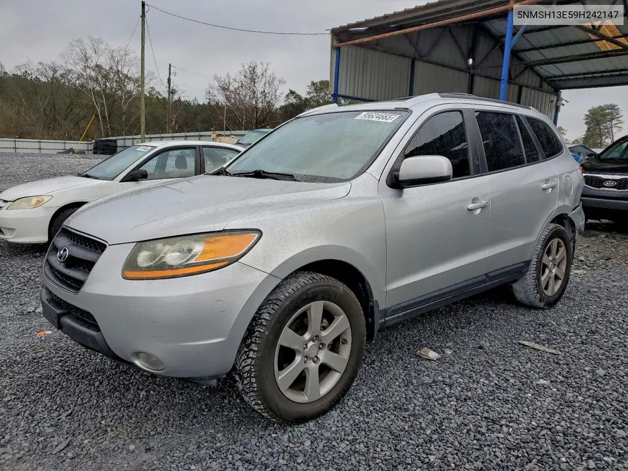 5NMSH13E59H242147 2009 Hyundai Santa Fe Se