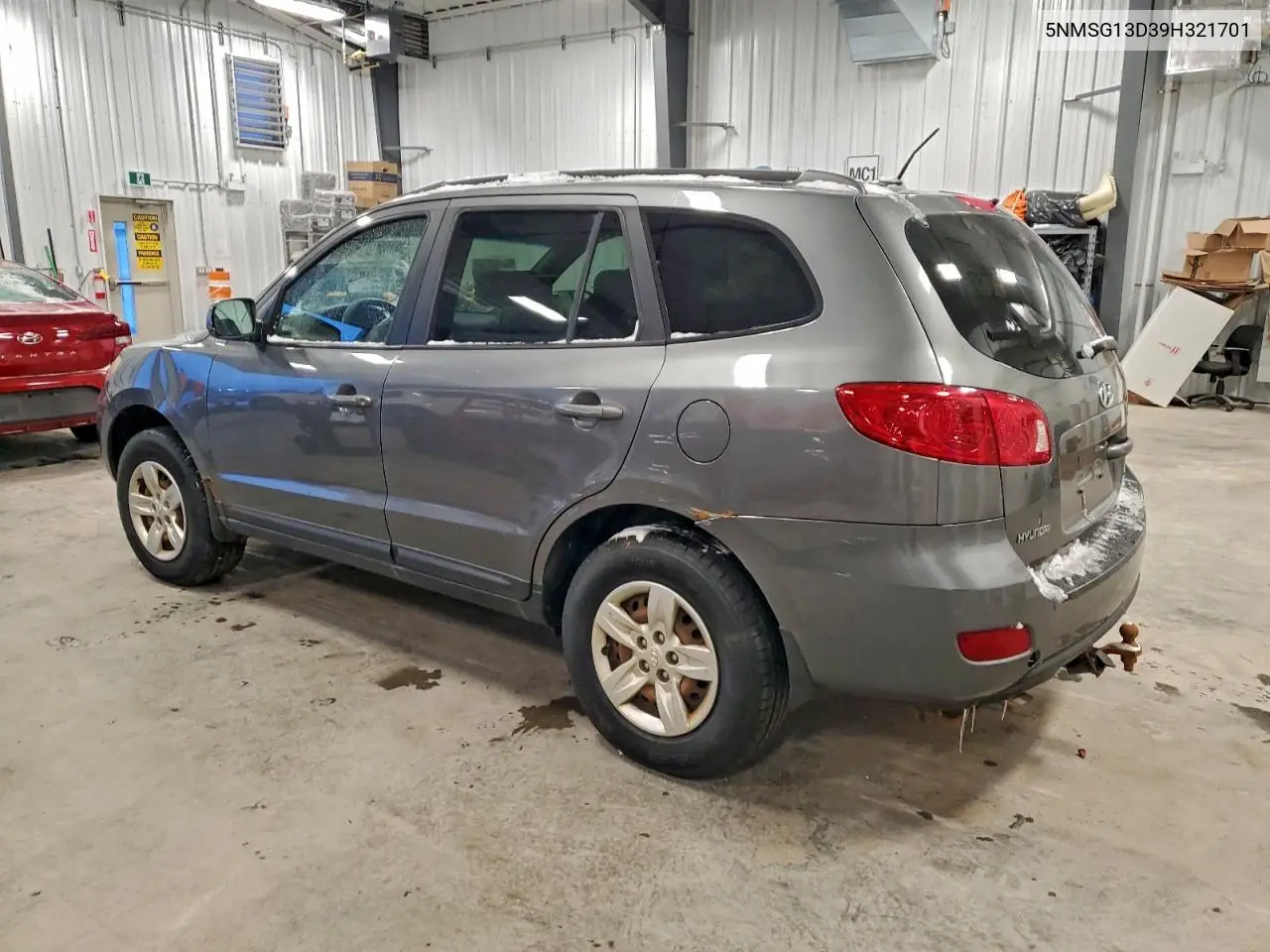 5NMSG13D39H321701 2009 Hyundai Santa Fe Gls
