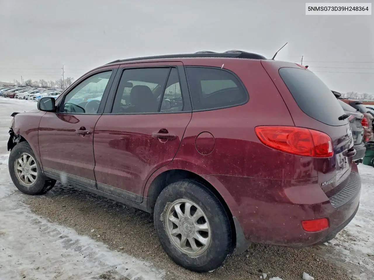 5NMSG73D39H248364 2009 Hyundai Santa Fe Gls