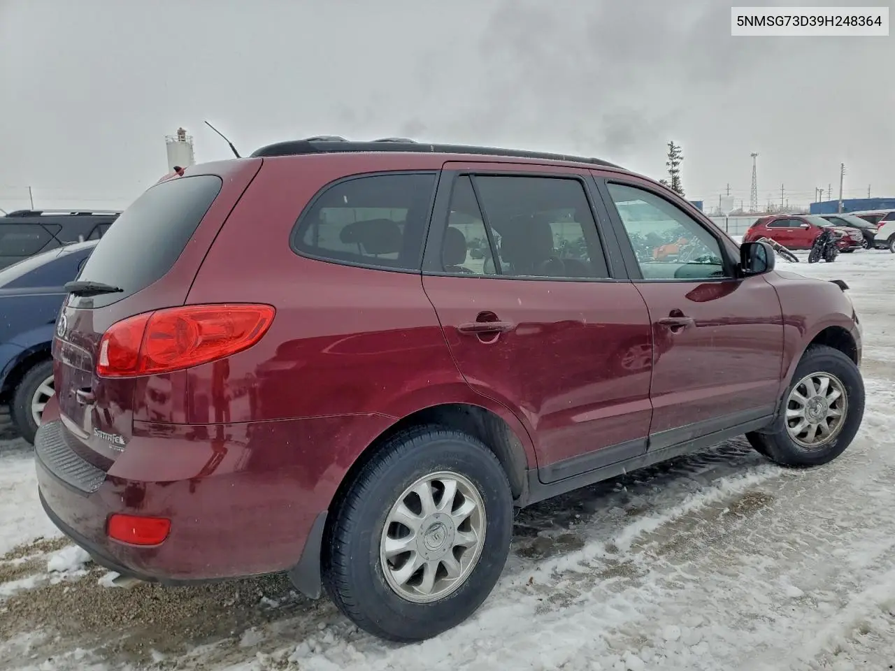 5NMSG73D39H248364 2009 Hyundai Santa Fe Gls