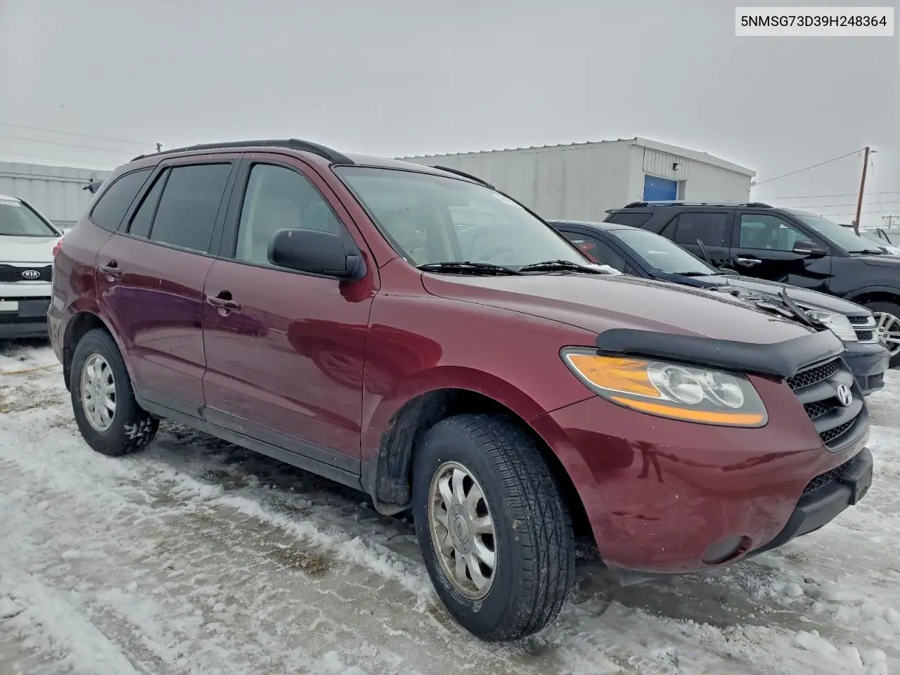 5NMSG73D39H248364 2009 Hyundai Santa Fe Gls