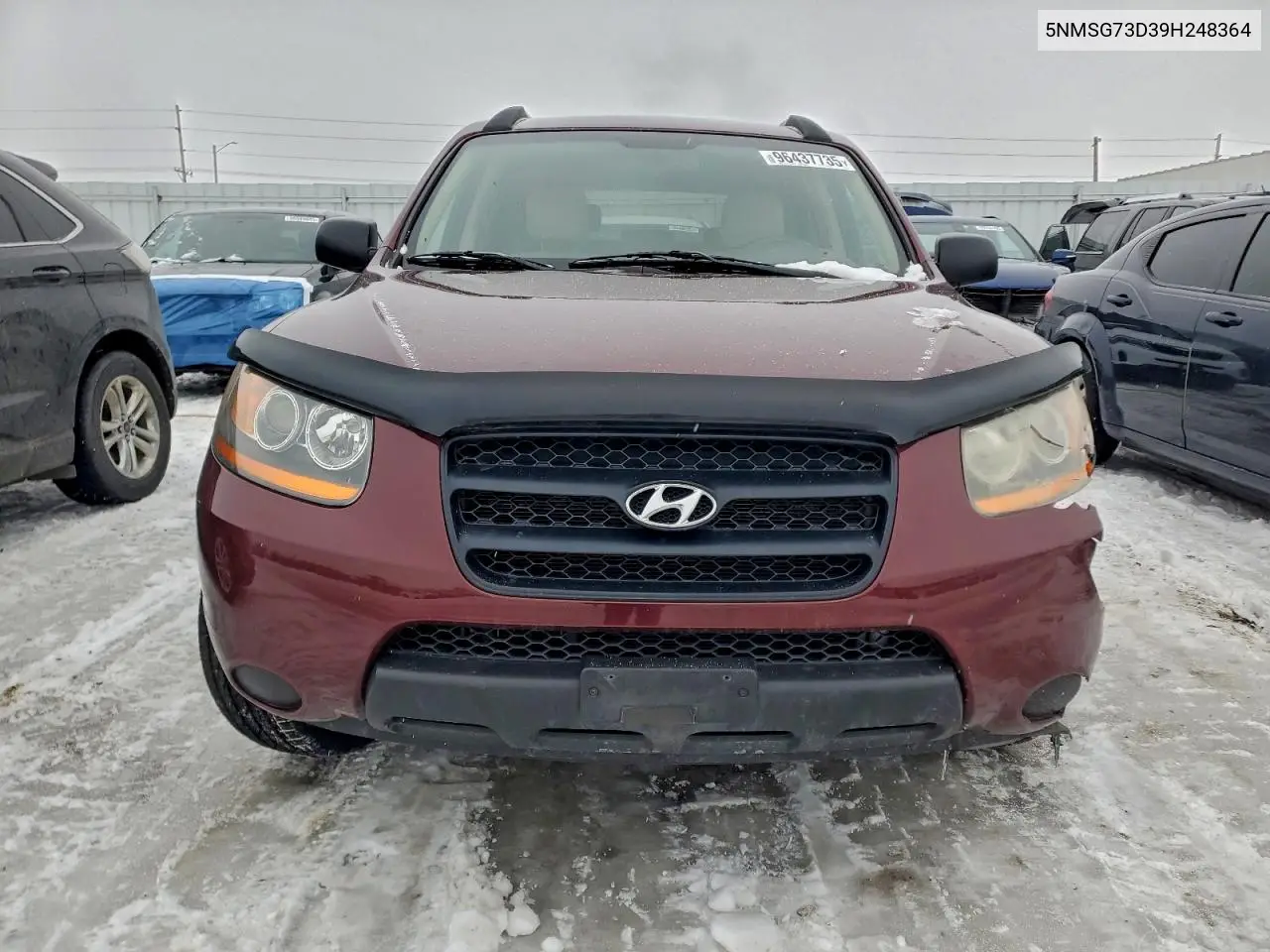 5NMSG73D39H248364 2009 Hyundai Santa Fe Gls