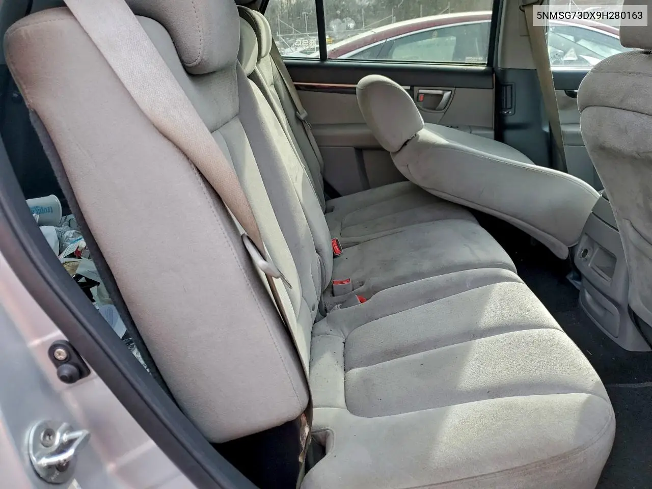 5NMSG73DX9H280163 2009 Hyundai Santa Fe Gls