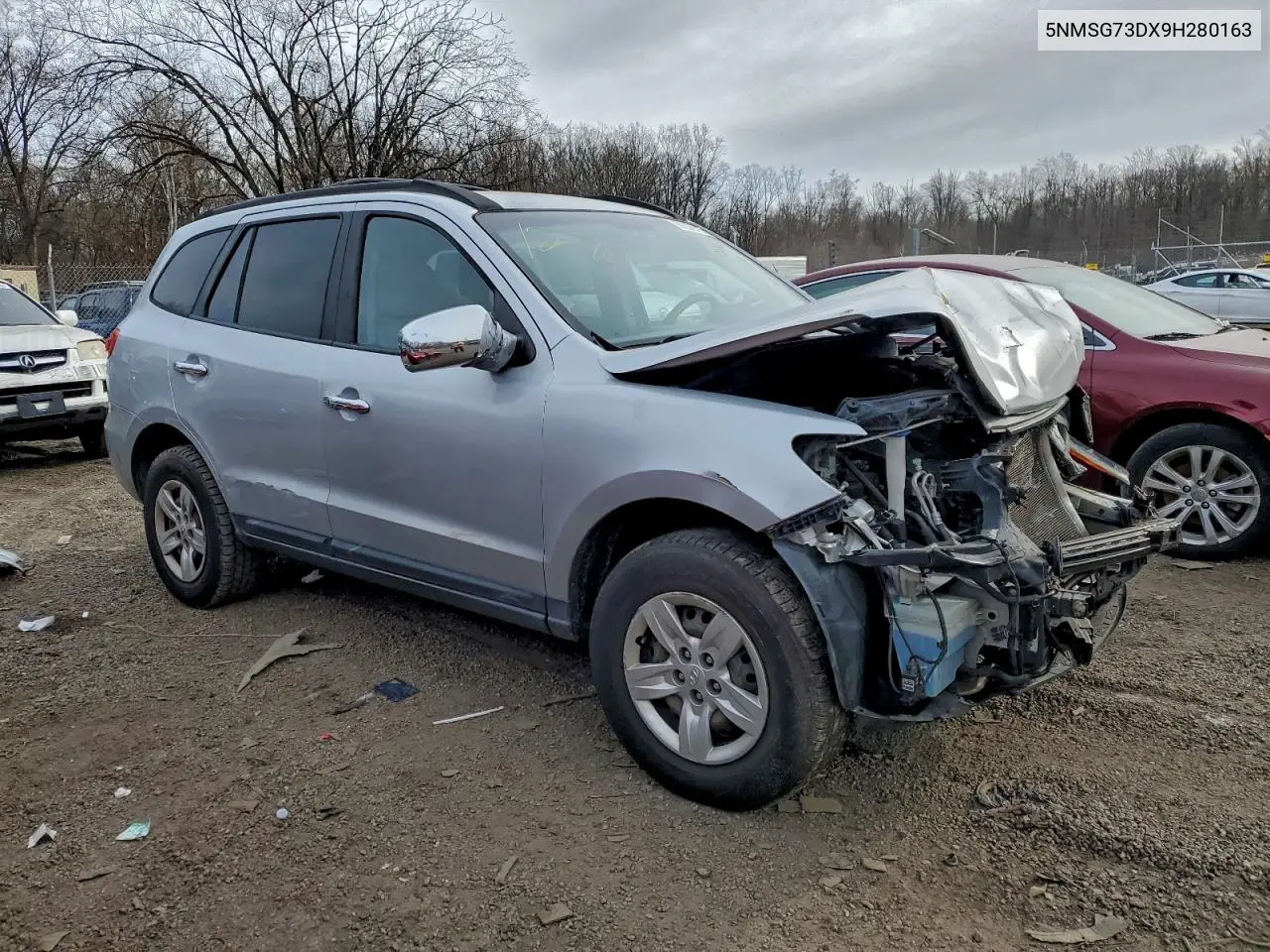 5NMSG73DX9H280163 2009 Hyundai Santa Fe Gls