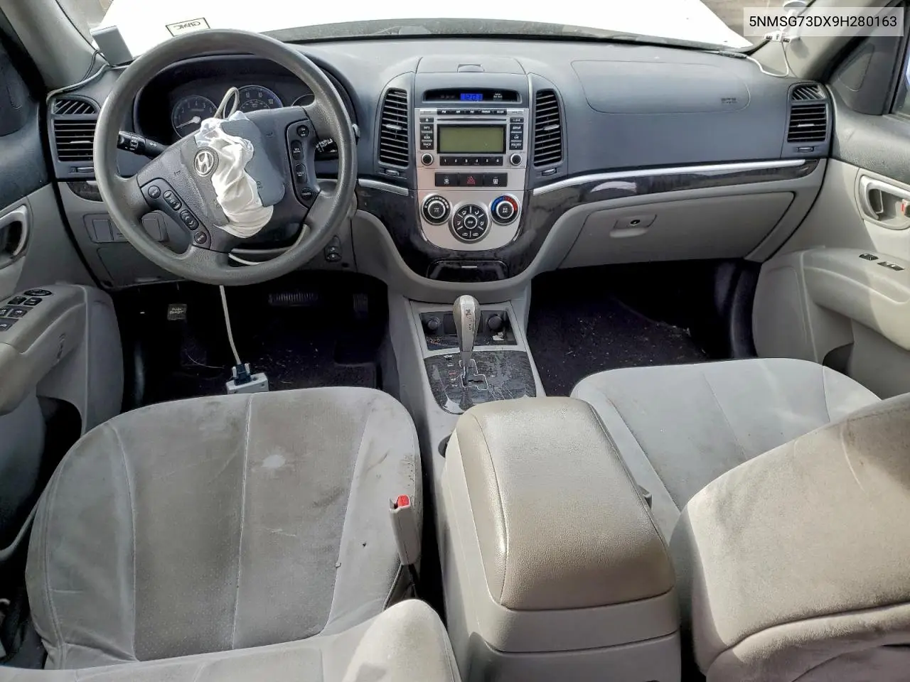 5NMSG73DX9H280163 2009 Hyundai Santa Fe Gls