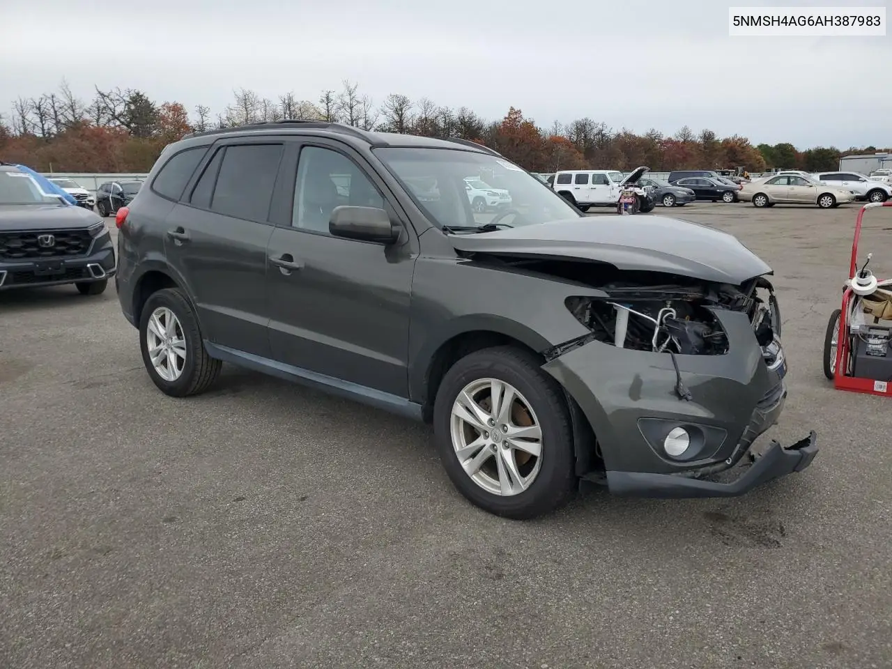 5NMSH4AG6AH387983 2010 Hyundai Santa Fe Se