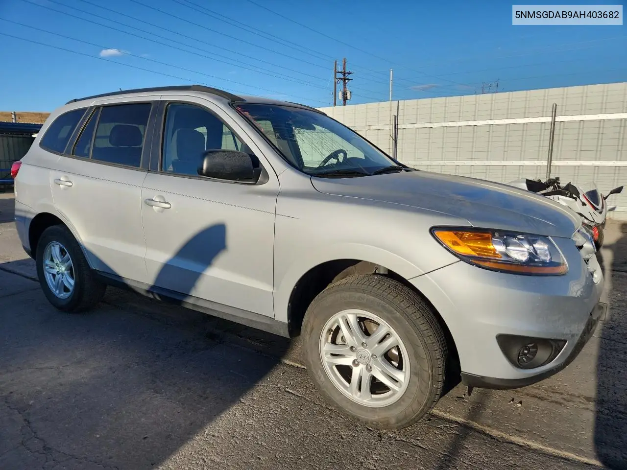5NMSGDAB9AH403682 2010 Hyundai Santa Fe Gls