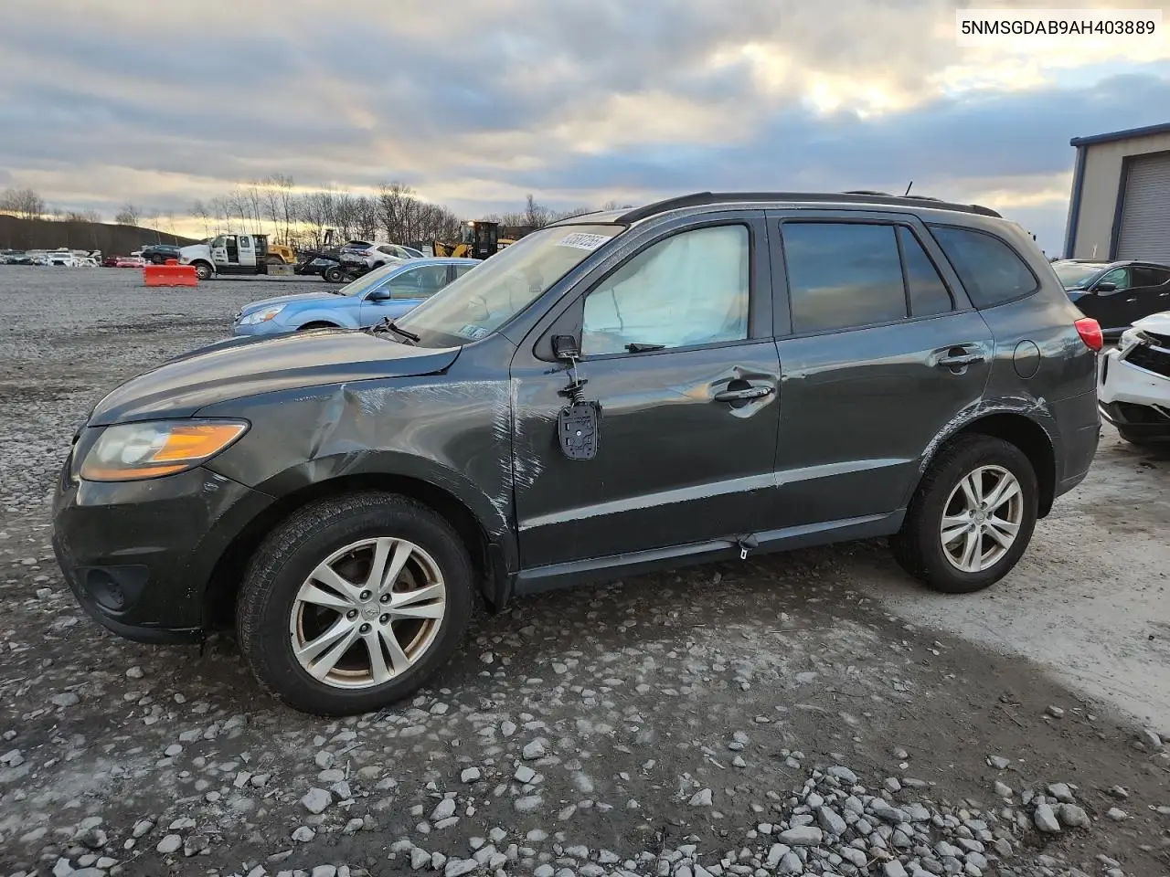 5NMSGDAB9AH403889 2010 Hyundai Santa Fe Gls