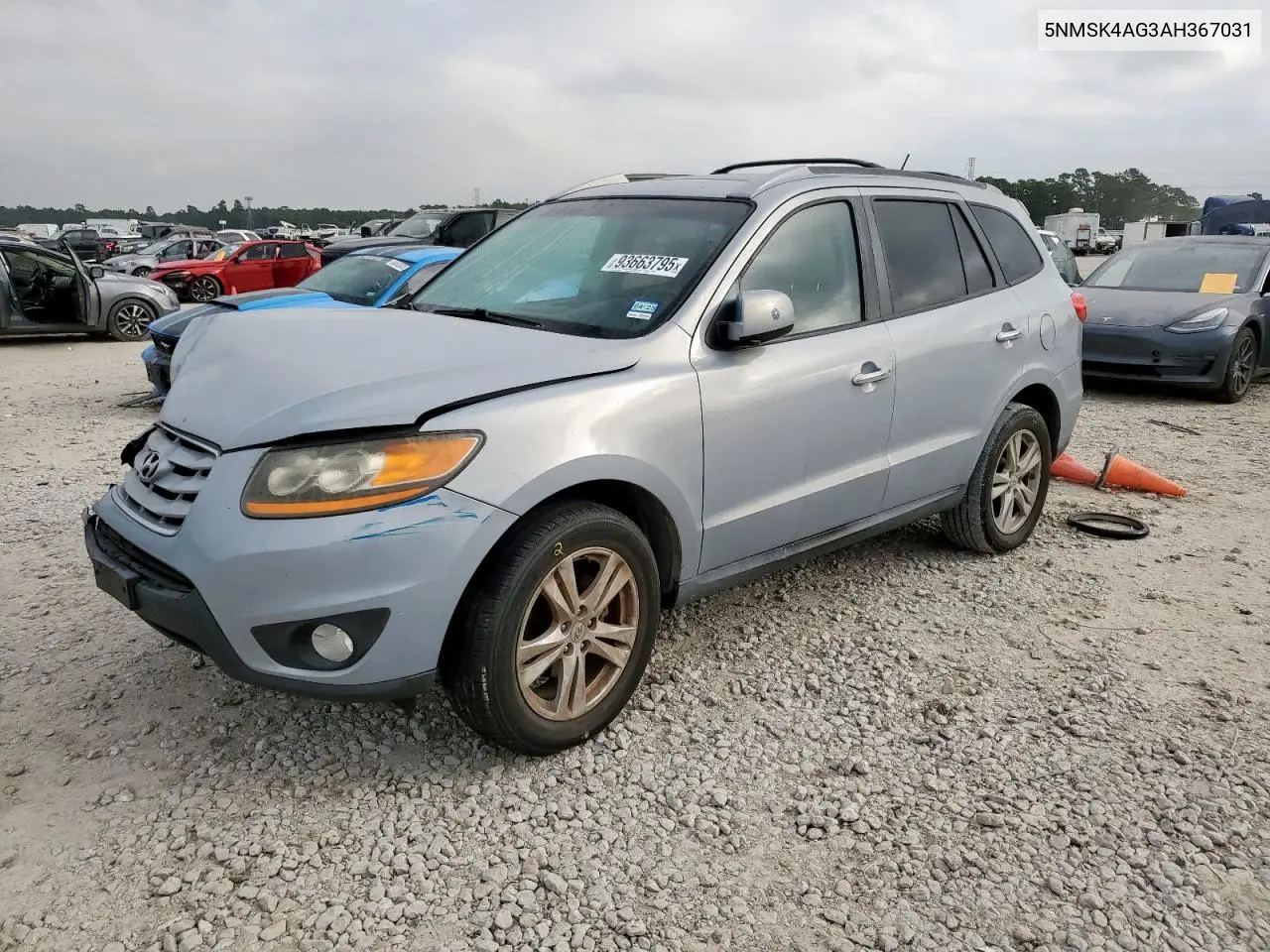 5NMSK4AG3AH367031 2010 Hyundai Santa Fe Limited