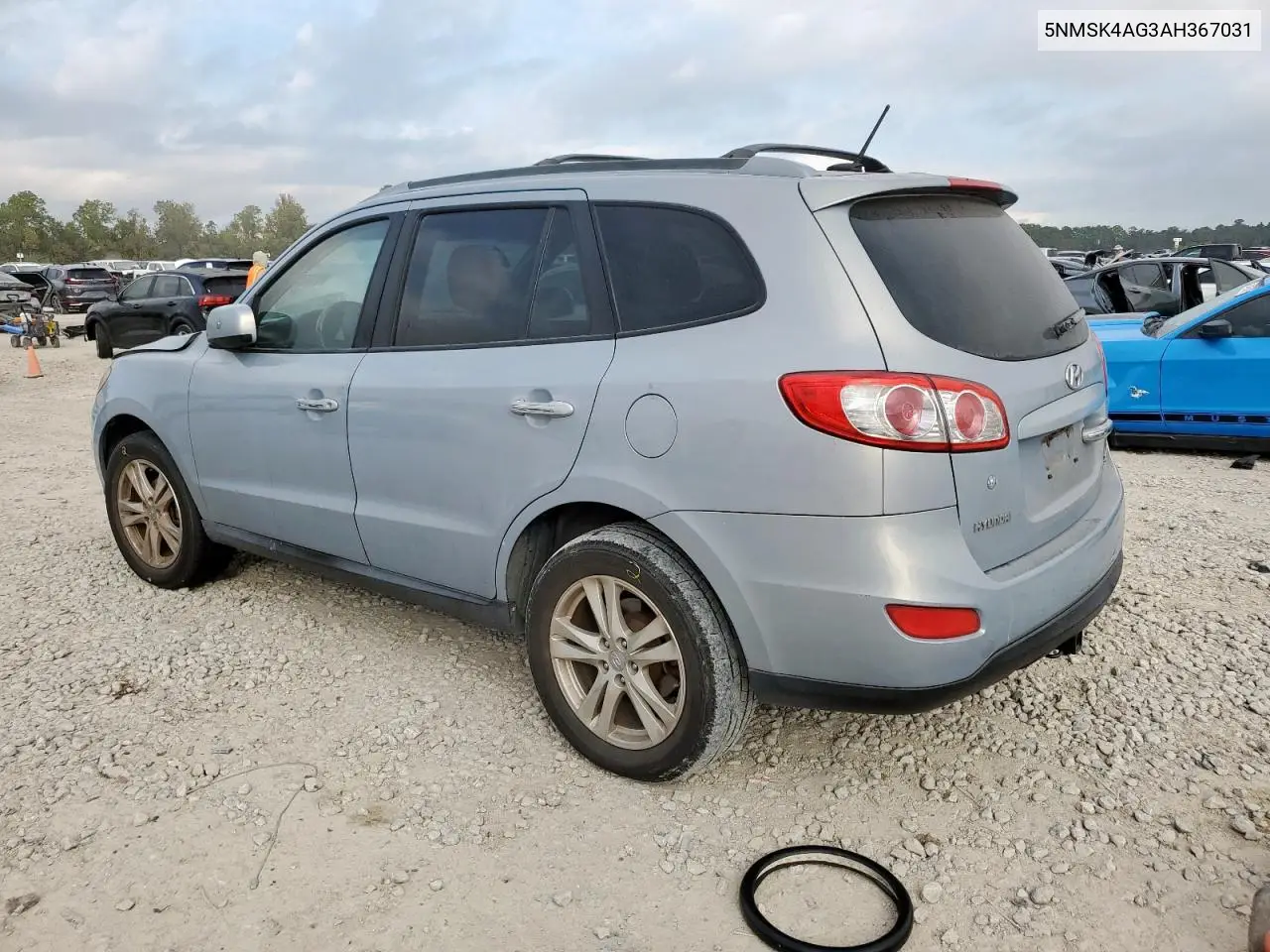 5NMSK4AG3AH367031 2010 Hyundai Santa Fe Limited