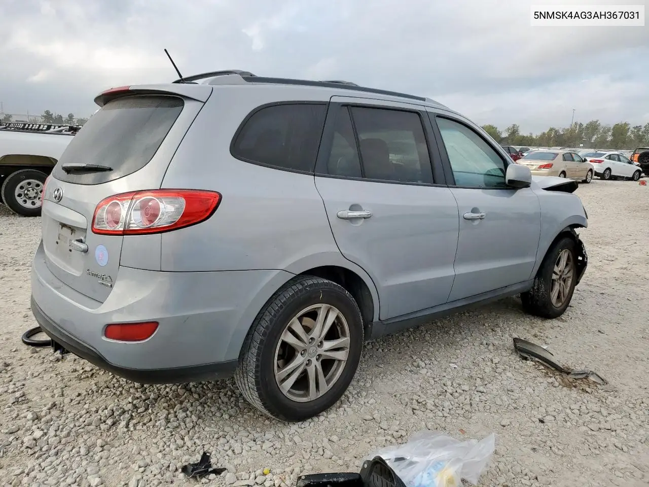 5NMSK4AG3AH367031 2010 Hyundai Santa Fe Limited