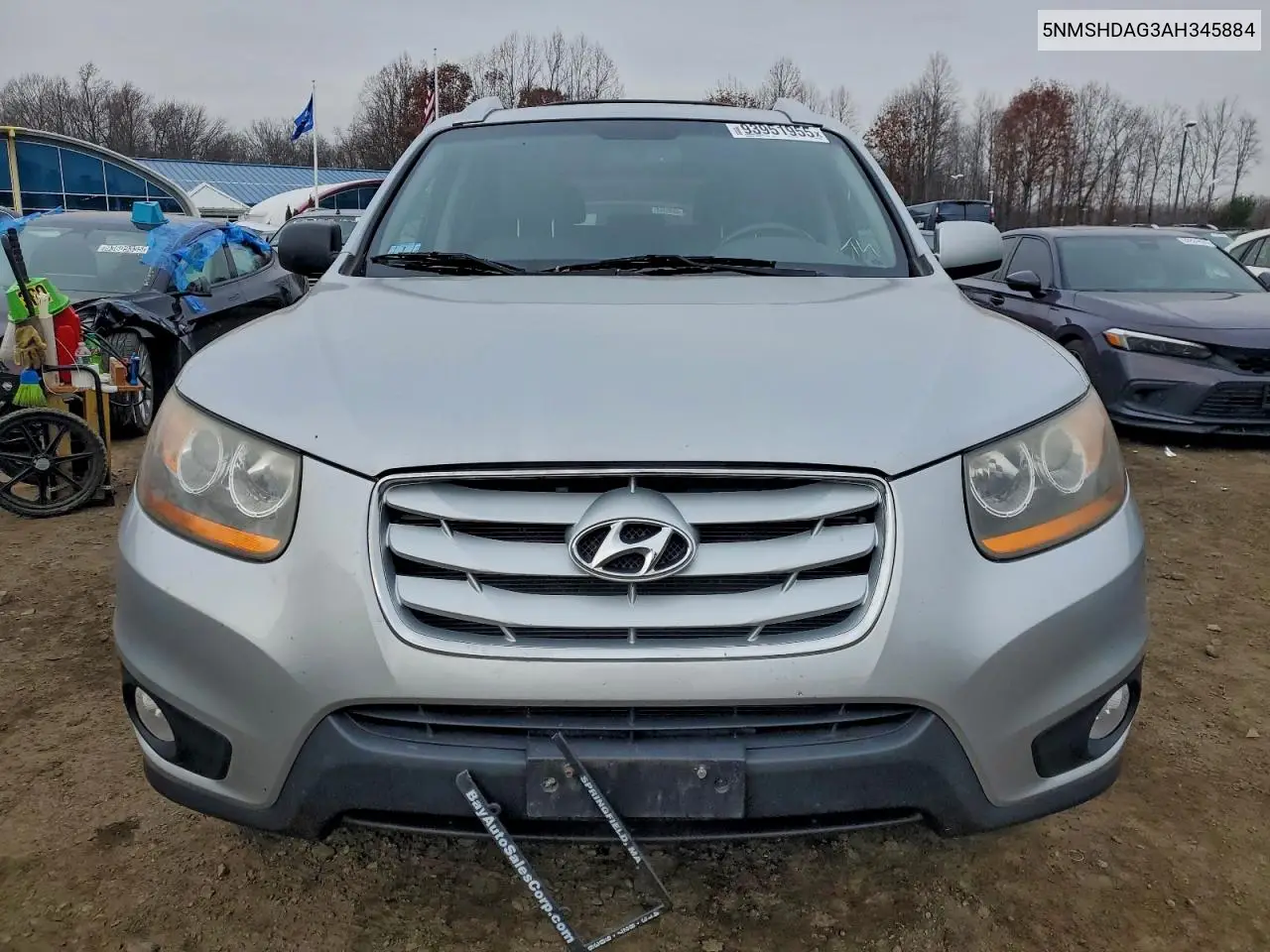 5NMSHDAG3AH345884 2010 Hyundai Santa Fe Se