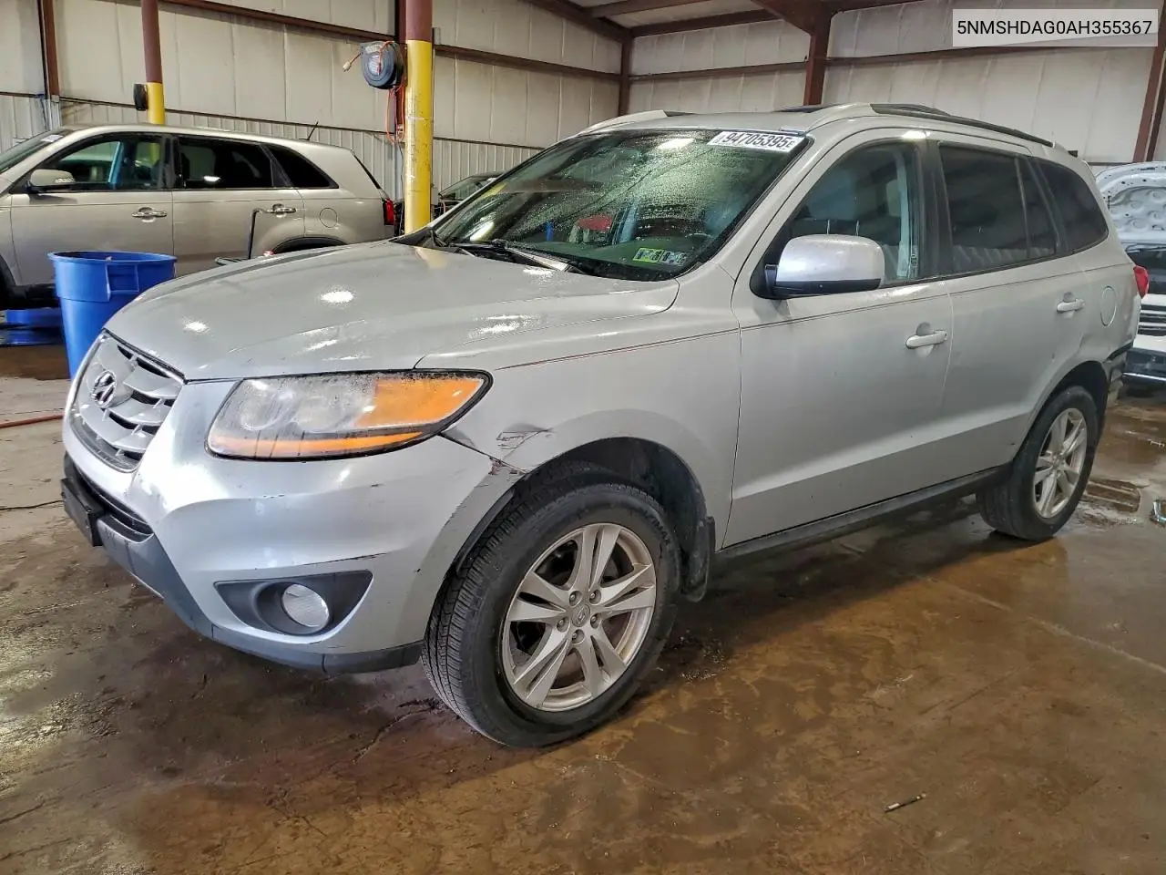 5NMSHDAG0AH355367 2010 Hyundai Santa Fe Se
