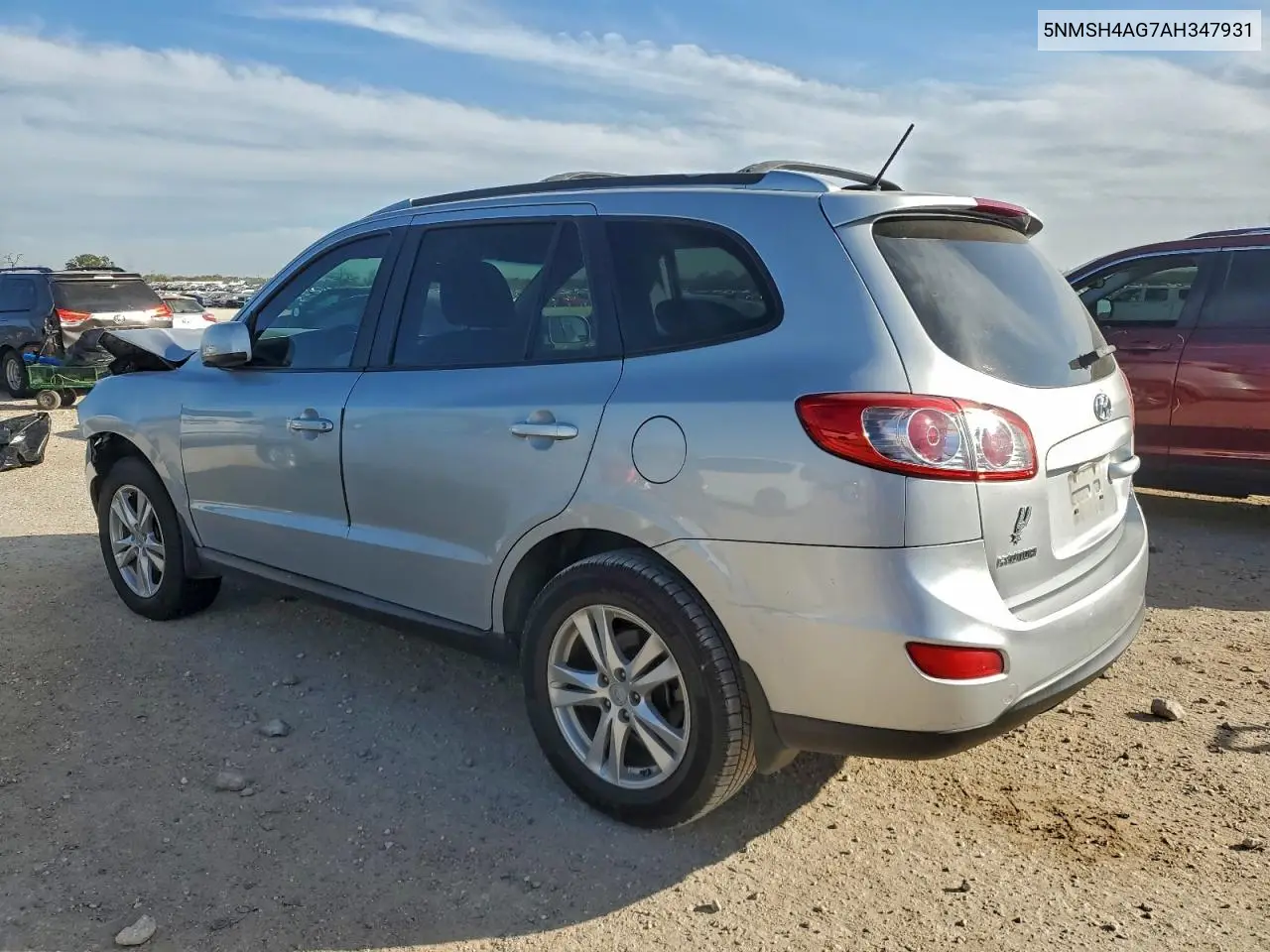 5NMSH4AG7AH347931 2010 Hyundai Santa Fe Se