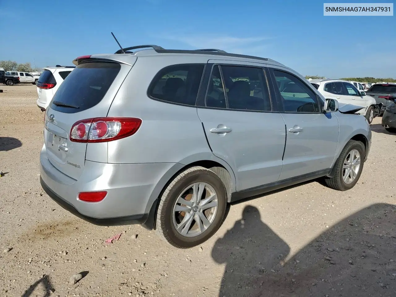 5NMSH4AG7AH347931 2010 Hyundai Santa Fe Se