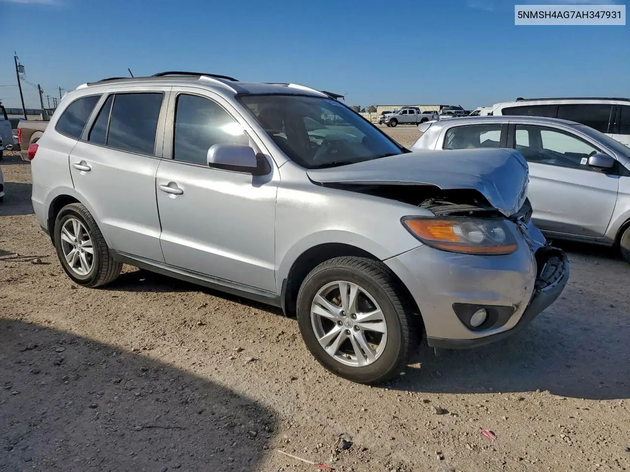 5NMSH4AG7AH347931 2010 Hyundai Santa Fe Se