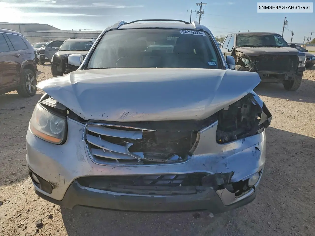 5NMSH4AG7AH347931 2010 Hyundai Santa Fe Se