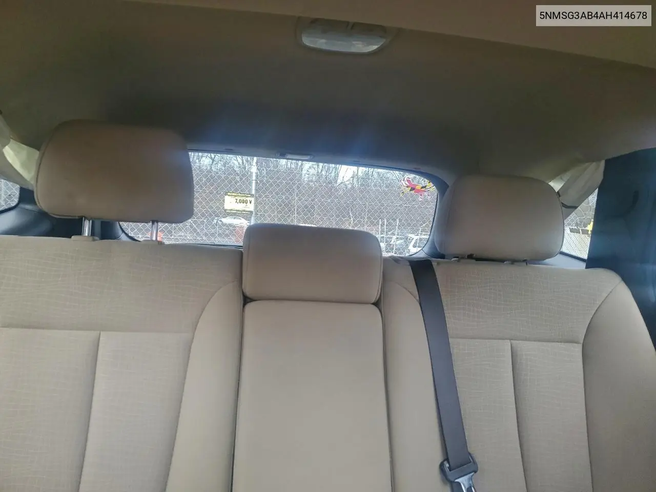 5NMSG3AB4AH414678 2010 Hyundai Santa Fe Gls