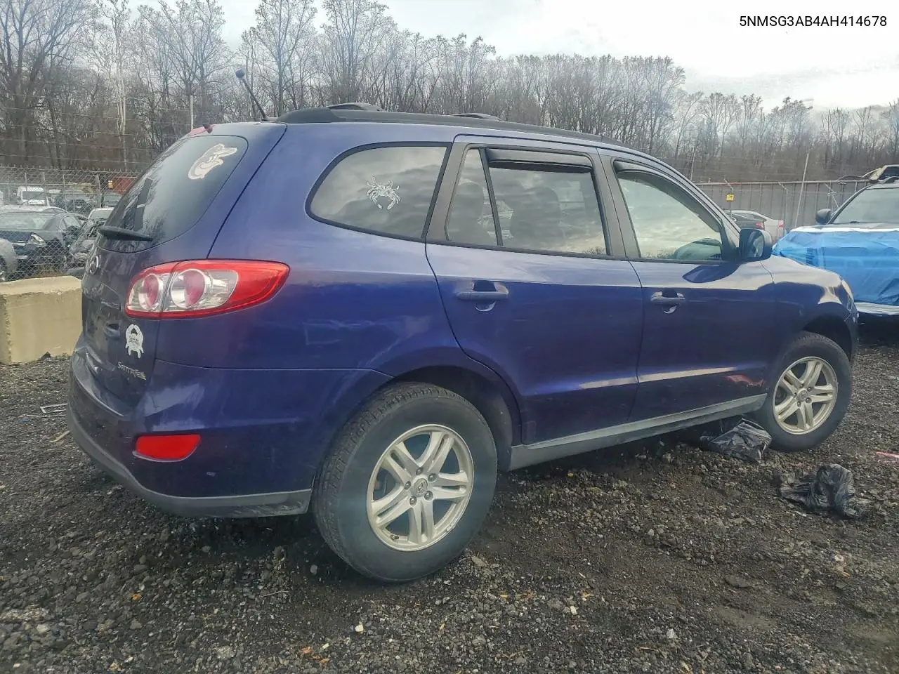 5NMSG3AB4AH414678 2010 Hyundai Santa Fe Gls