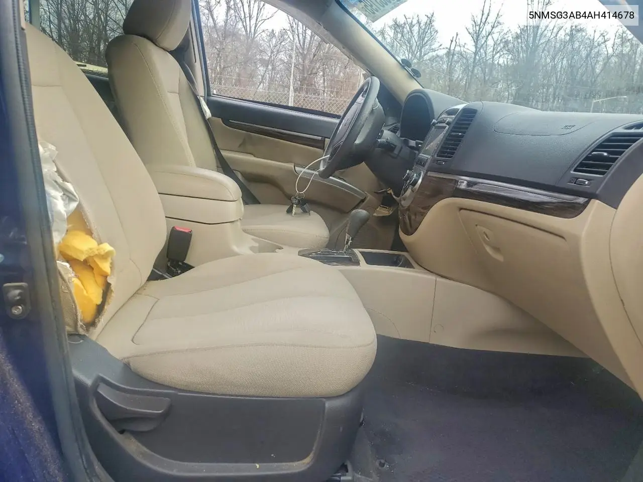 5NMSG3AB4AH414678 2010 Hyundai Santa Fe Gls
