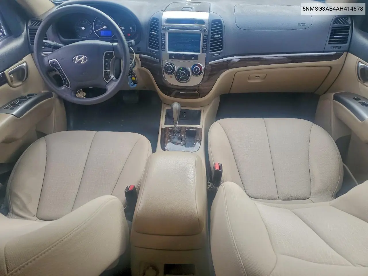 5NMSG3AB4AH414678 2010 Hyundai Santa Fe Gls