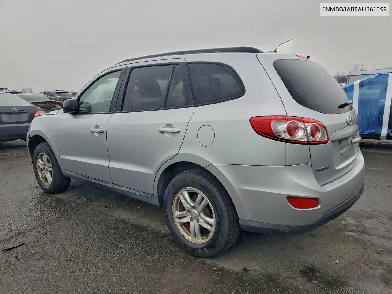 5NMSG3AB8AH361399 2010 Hyundai Santa Fe Gls