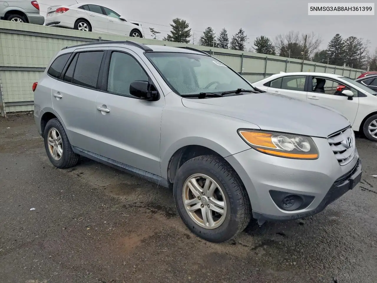 5NMSG3AB8AH361399 2010 Hyundai Santa Fe Gls