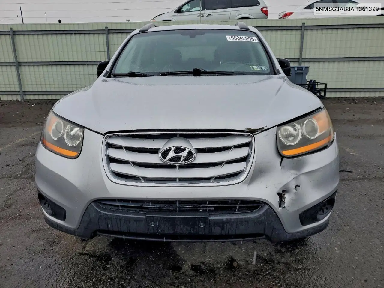 5NMSG3AB8AH361399 2010 Hyundai Santa Fe Gls