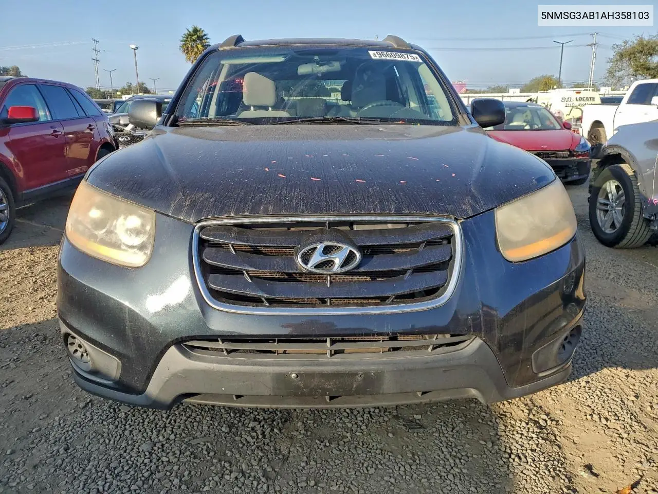 5NMSG3AB1AH358103 2010 Hyundai Santa Fe Gls