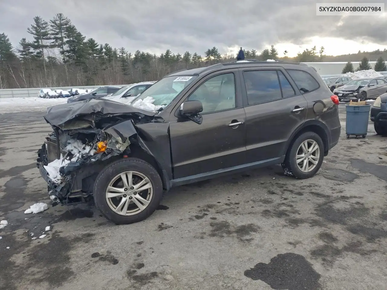 5XYZKDAG0BG007984 2011 Hyundai Santa Fe Limited