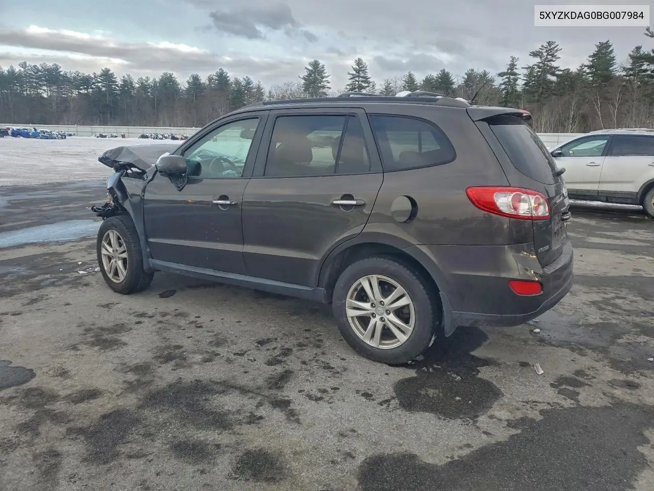 5XYZKDAG0BG007984 2011 Hyundai Santa Fe Limited