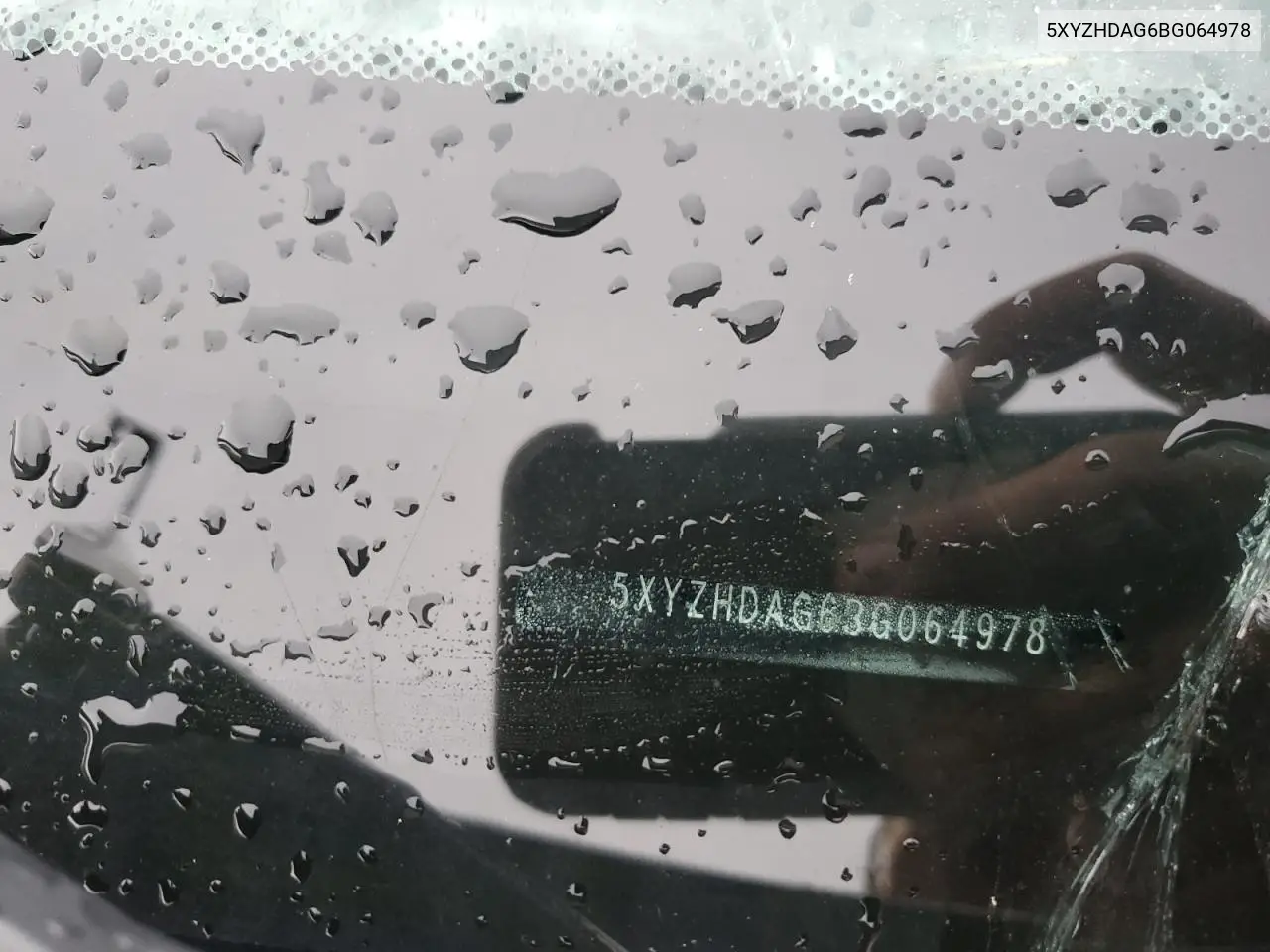5XYZHDAG6BG064978 2011 Hyundai Santa Fe Se