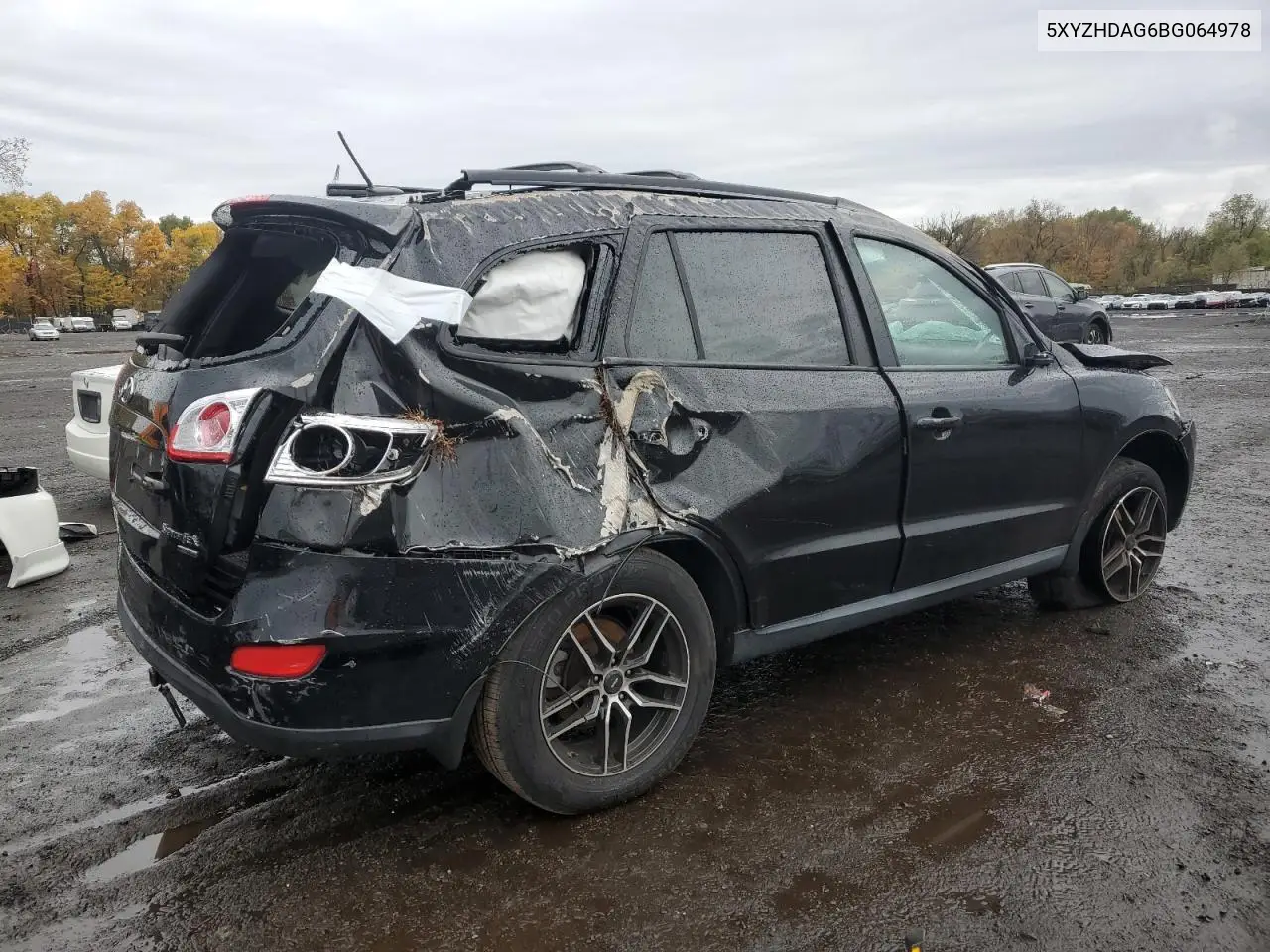 5XYZHDAG6BG064978 2011 Hyundai Santa Fe Se