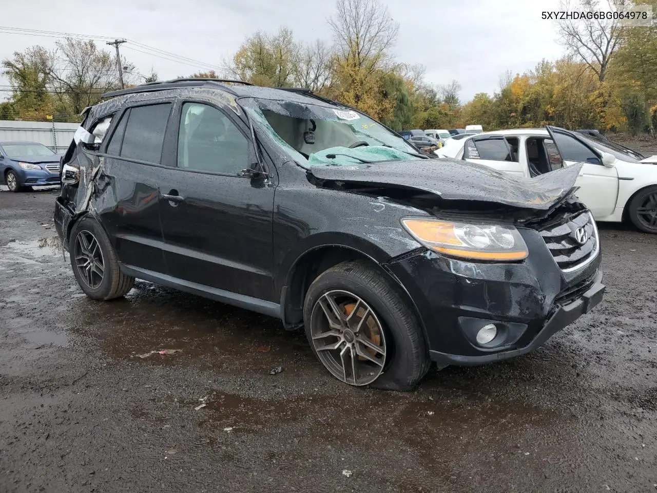 5XYZHDAG6BG064978 2011 Hyundai Santa Fe Se