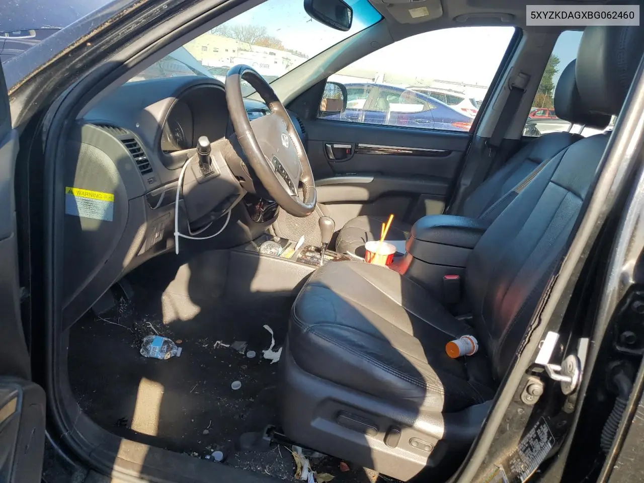 5XYZKDAGXBG062460 2011 Hyundai Santa Fe Limited