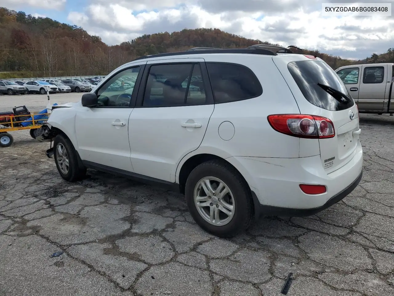 5XYZGDAB6BG083408 2011 Hyundai Santa Fe Gls