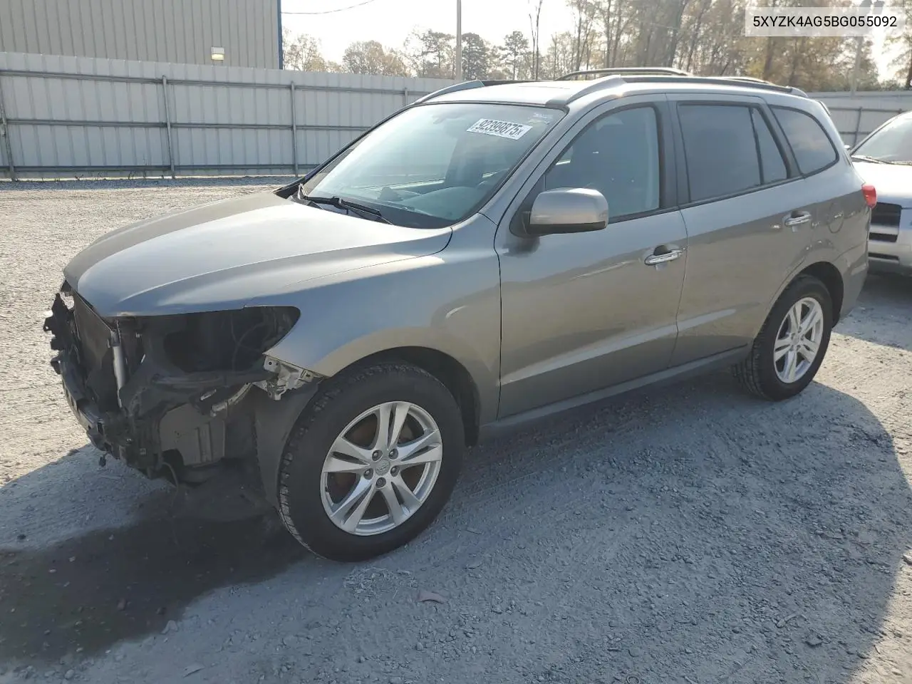 5XYZK4AG5BG055092 2011 Hyundai Santa Fe Limited