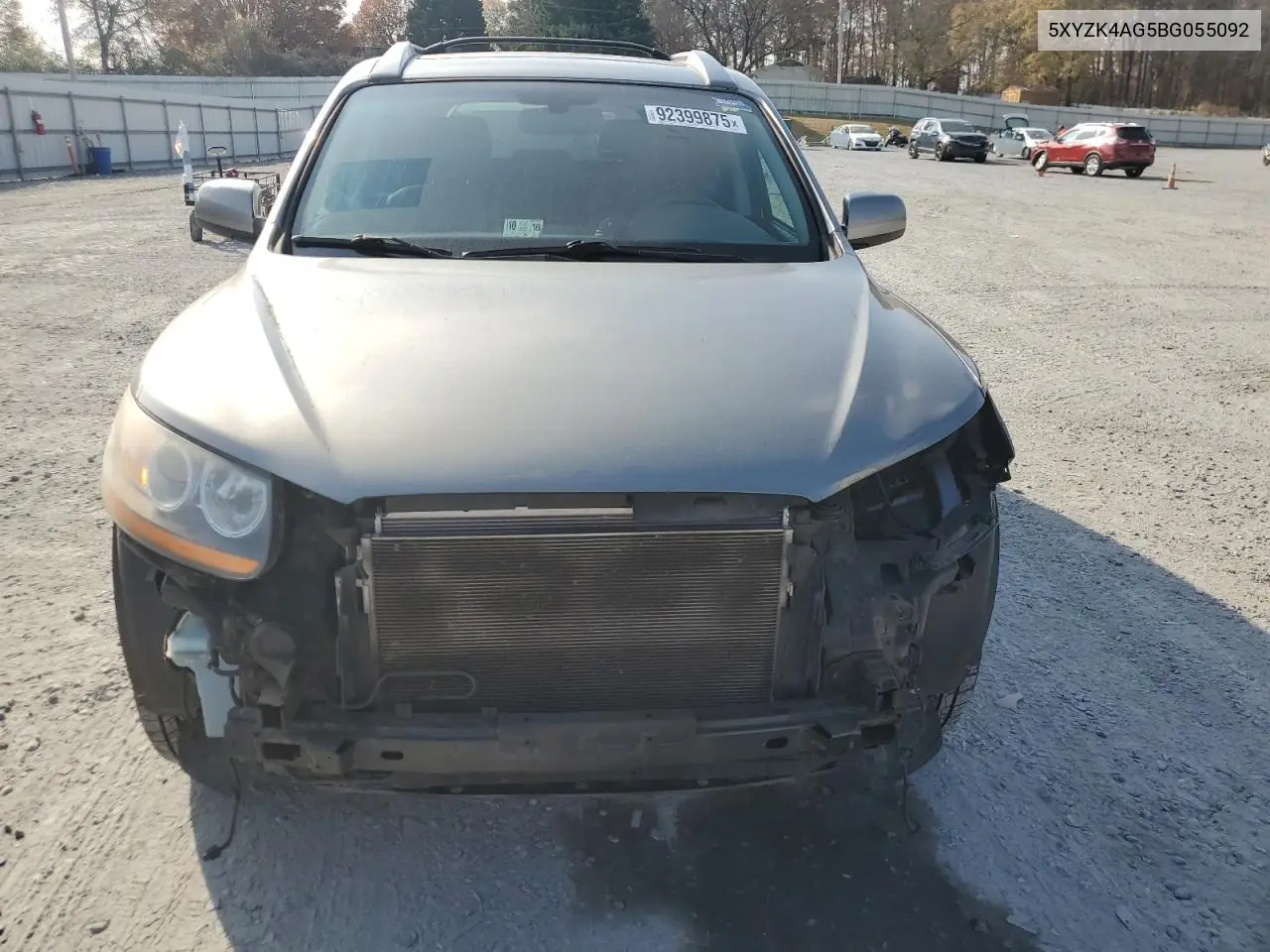 5XYZK4AG5BG055092 2011 Hyundai Santa Fe Limited