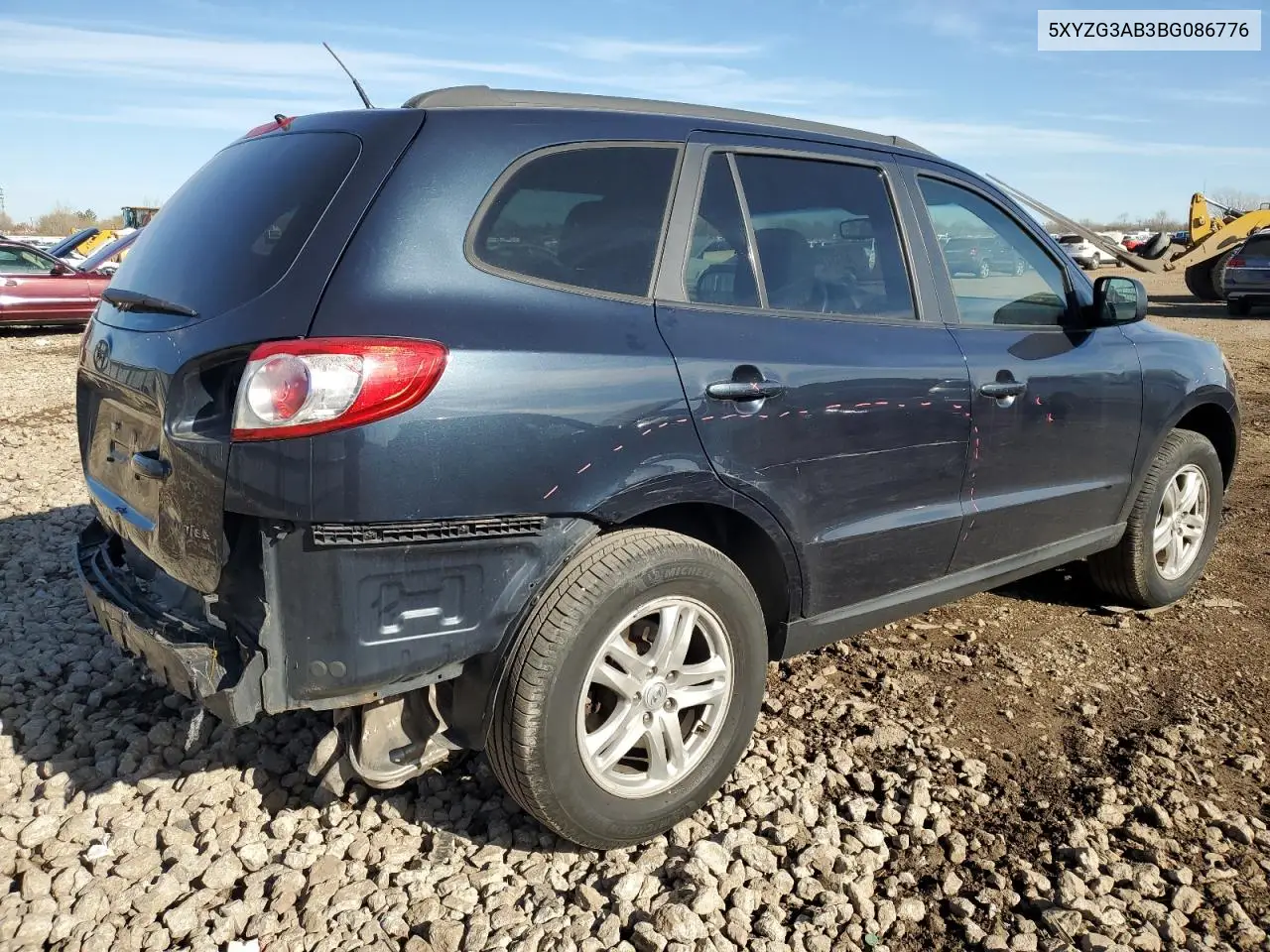 5XYZG3AB3BG086776 2011 Hyundai Santa Fe Gls
