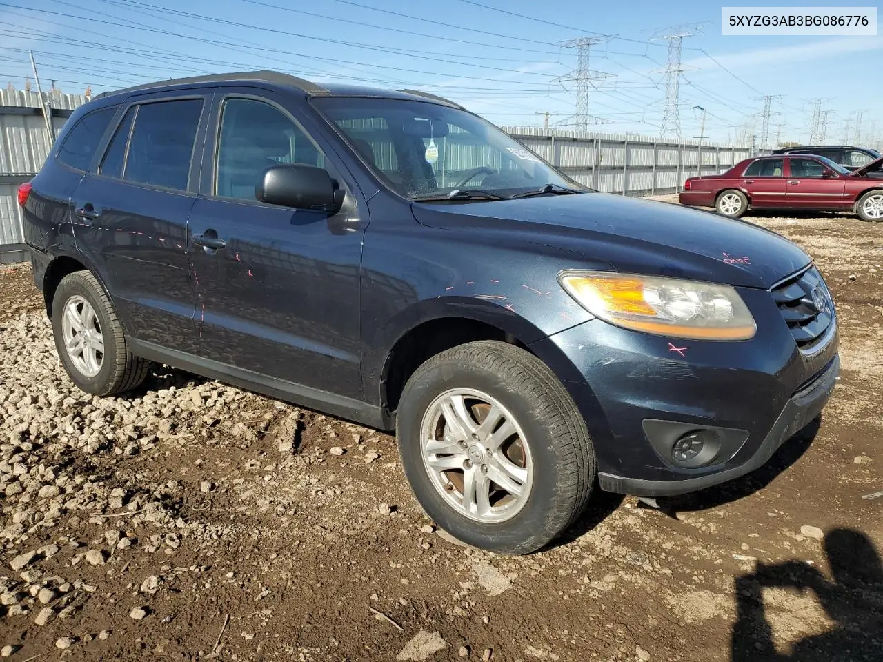 5XYZG3AB3BG086776 2011 Hyundai Santa Fe Gls