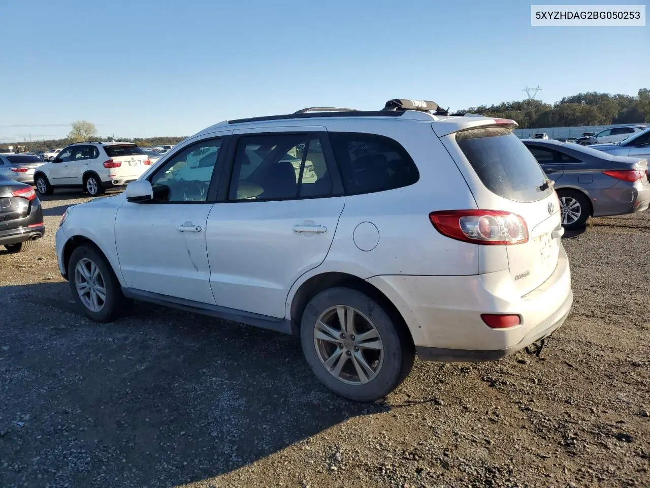 5XYZHDAG2BG050253 2011 Hyundai Santa Fe Se