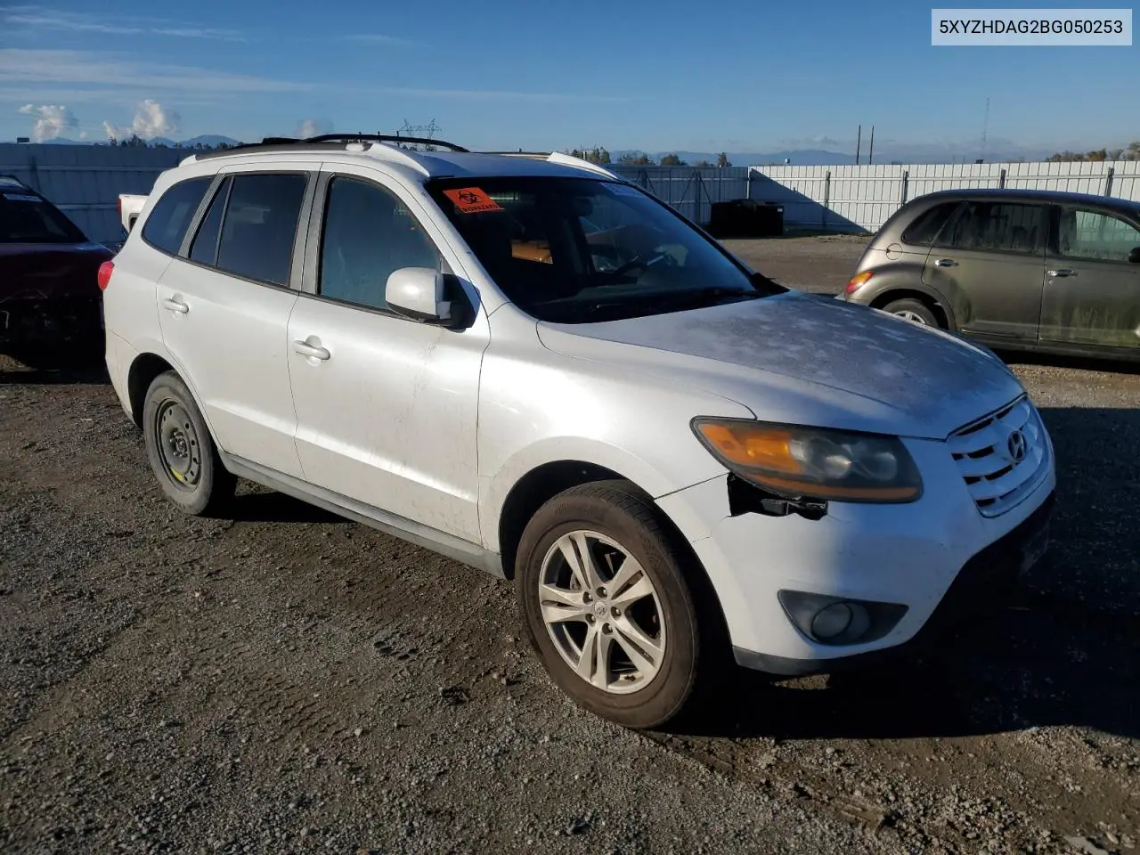 5XYZHDAG2BG050253 2011 Hyundai Santa Fe Se